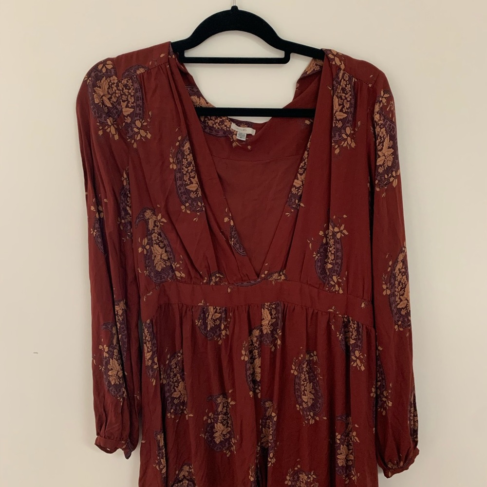 Brown dressy romper